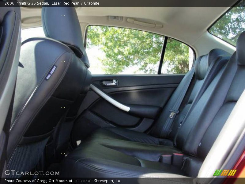 Laser Red Pearl / Graphite 2006 Infiniti G 35 Sedan