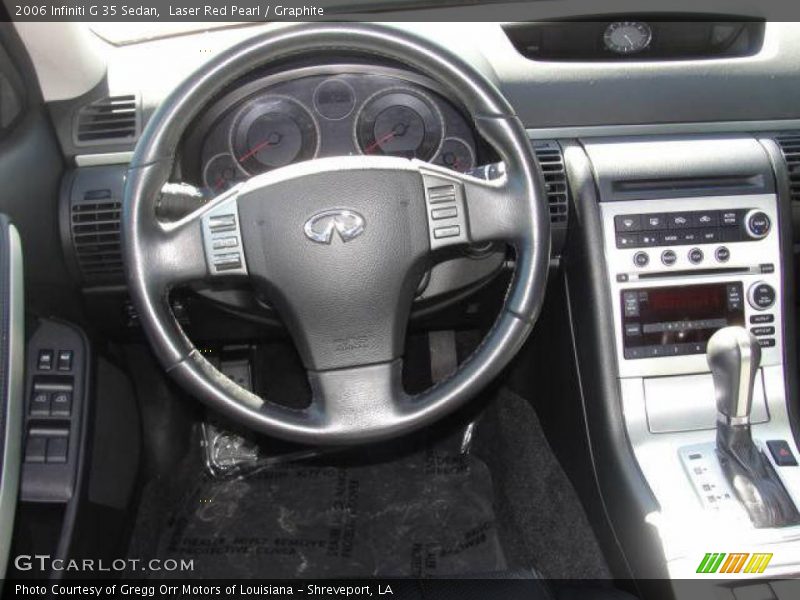 Laser Red Pearl / Graphite 2006 Infiniti G 35 Sedan