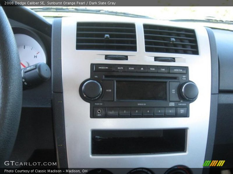Sunburst Orange Pearl / Dark Slate Gray 2008 Dodge Caliber SE