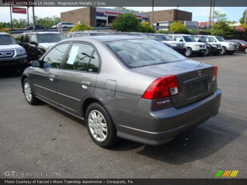 Magnesium Metallic / Gray 2005 Honda Civic LX Sedan