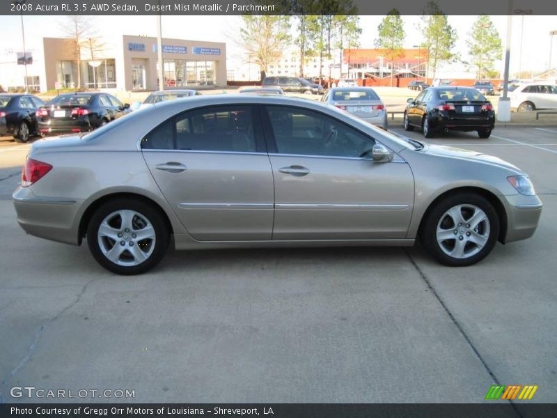 Desert Mist Metallic / Parchment 2008 Acura RL 3.5 AWD Sedan