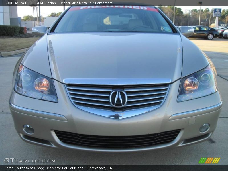 Desert Mist Metallic / Parchment 2008 Acura RL 3.5 AWD Sedan