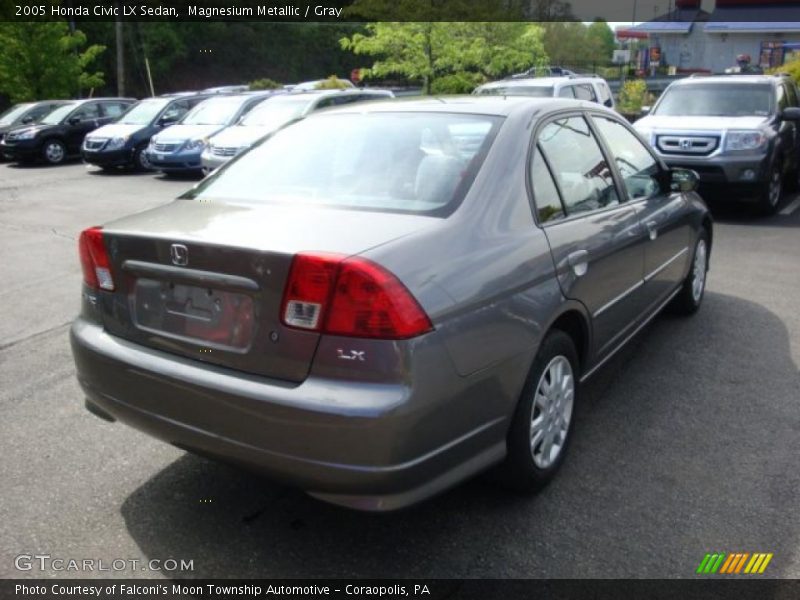 Magnesium Metallic / Gray 2005 Honda Civic LX Sedan