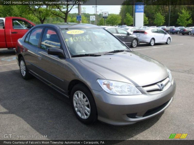 Magnesium Metallic / Gray 2005 Honda Civic LX Sedan
