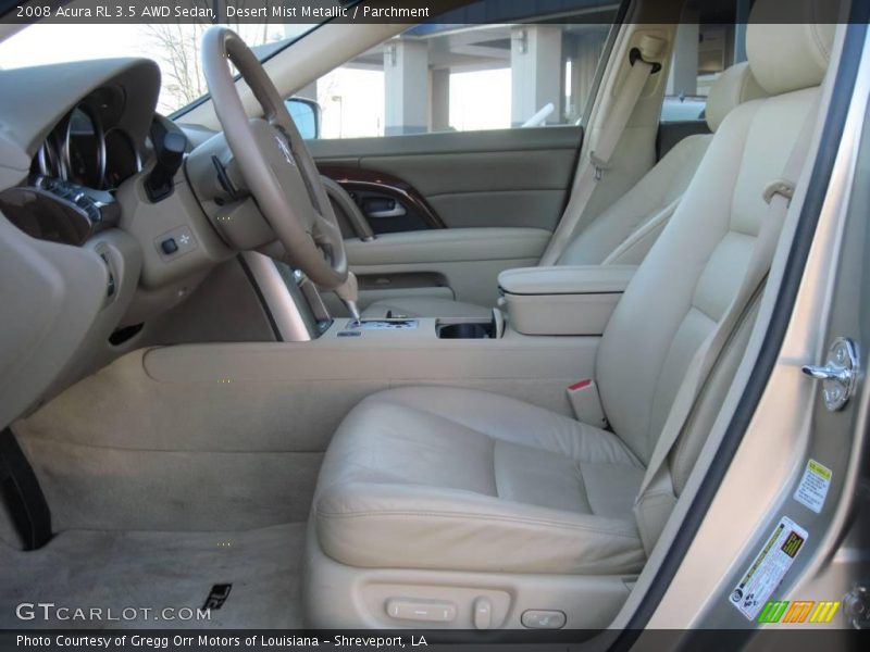 Desert Mist Metallic / Parchment 2008 Acura RL 3.5 AWD Sedan