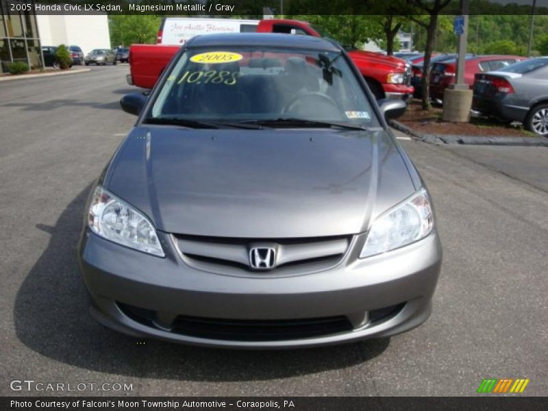 Magnesium Metallic / Gray 2005 Honda Civic LX Sedan