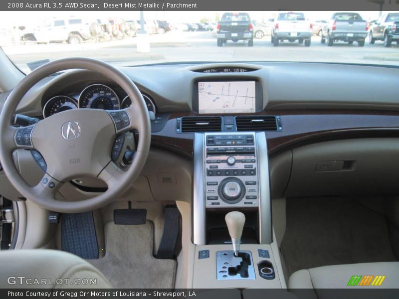 Desert Mist Metallic / Parchment 2008 Acura RL 3.5 AWD Sedan
