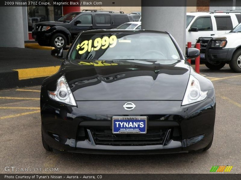 Magnetic Black / Black Cloth 2009 Nissan 370Z Coupe