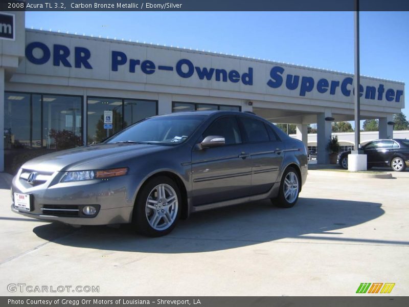 Carbon Bronze Metallic / Ebony/Silver 2008 Acura TL 3.2