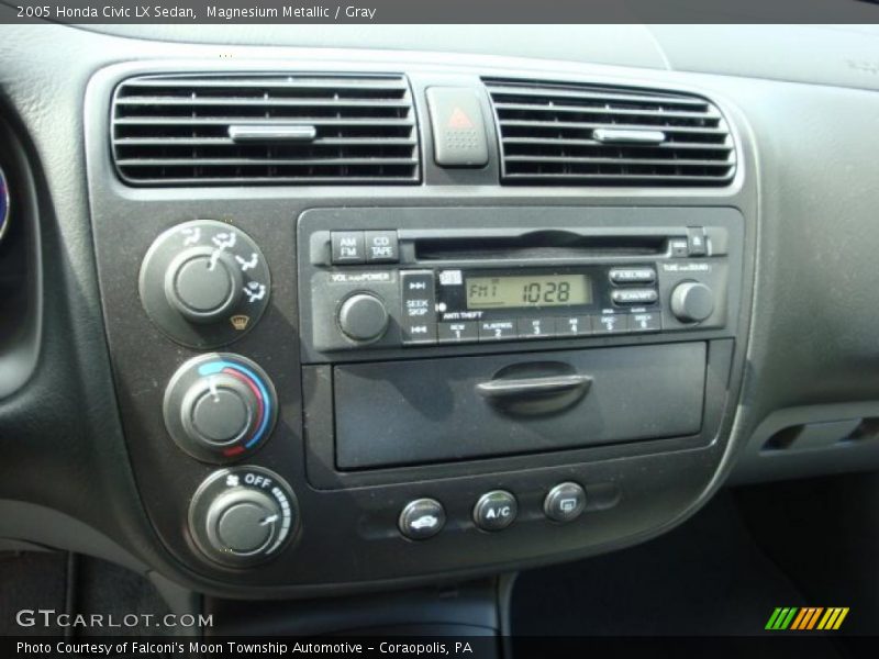 Magnesium Metallic / Gray 2005 Honda Civic LX Sedan