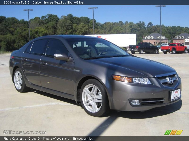 Carbon Bronze Metallic / Ebony/Silver 2008 Acura TL 3.2