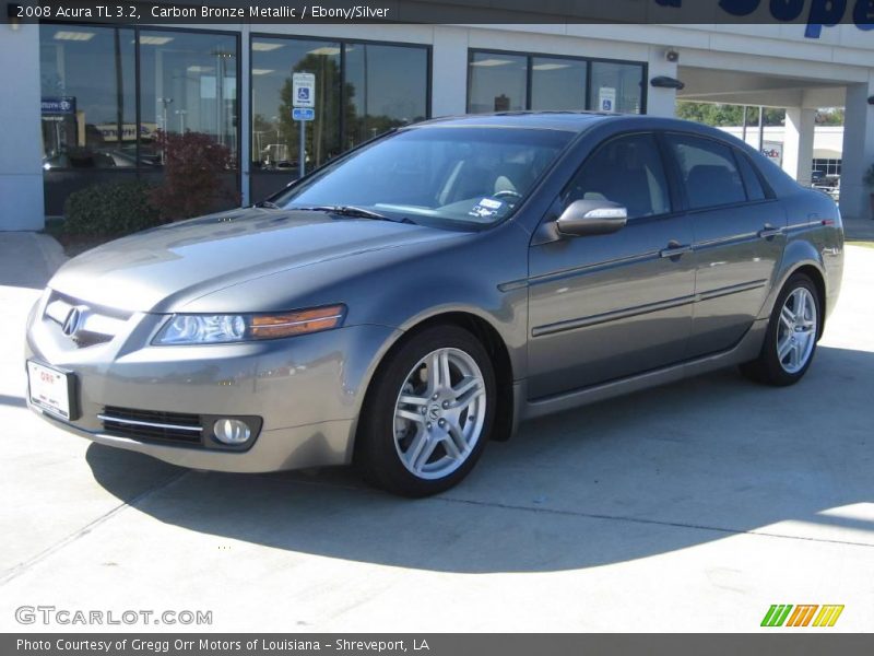 Carbon Bronze Metallic / Ebony/Silver 2008 Acura TL 3.2
