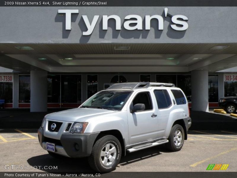 Silver Lightning / Graphite/Steel 2009 Nissan Xterra S 4x4