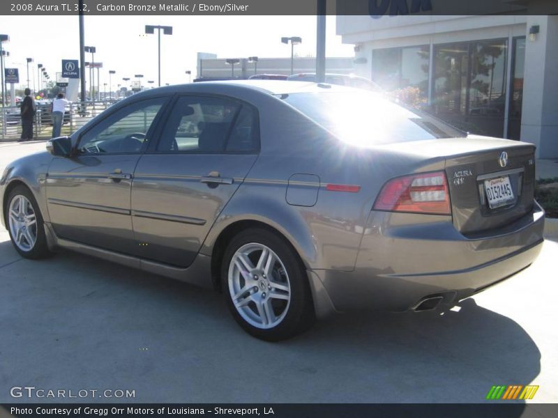 Carbon Bronze Metallic / Ebony/Silver 2008 Acura TL 3.2