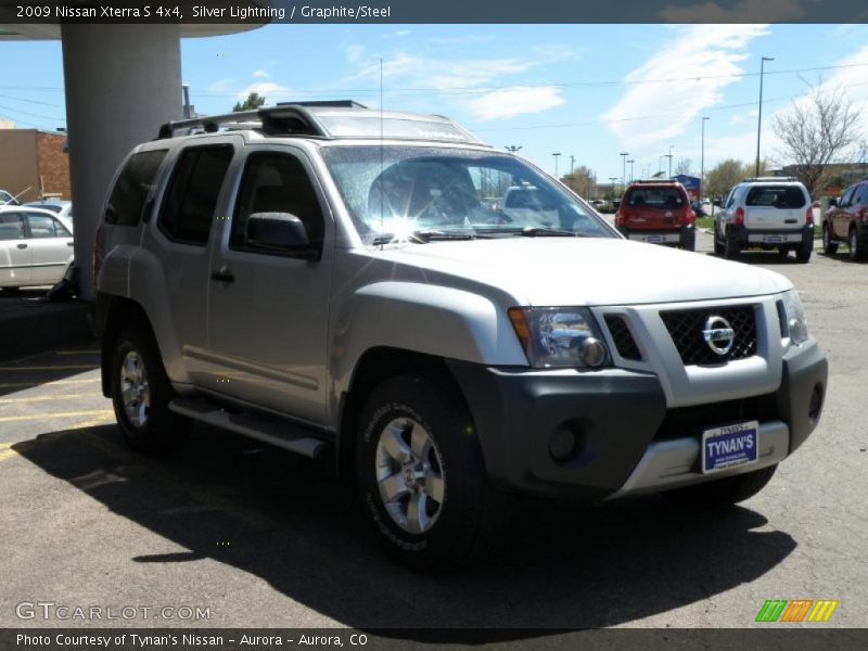 Silver Lightning / Graphite/Steel 2009 Nissan Xterra S 4x4