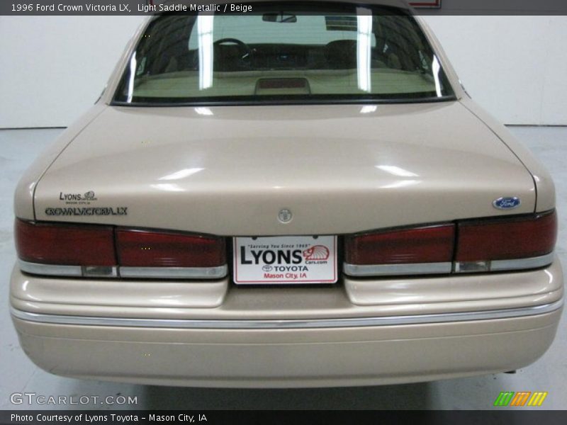 Light Saddle Metallic / Beige 1996 Ford Crown Victoria LX