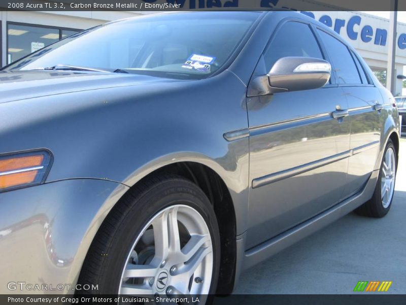 Carbon Bronze Metallic / Ebony/Silver 2008 Acura TL 3.2