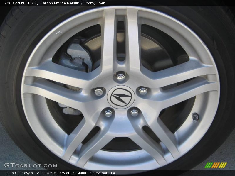 Carbon Bronze Metallic / Ebony/Silver 2008 Acura TL 3.2