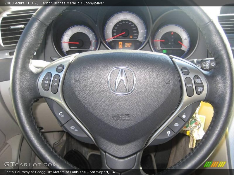 Carbon Bronze Metallic / Ebony/Silver 2008 Acura TL 3.2