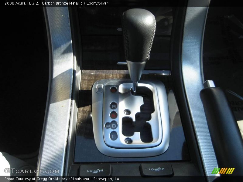 Carbon Bronze Metallic / Ebony/Silver 2008 Acura TL 3.2