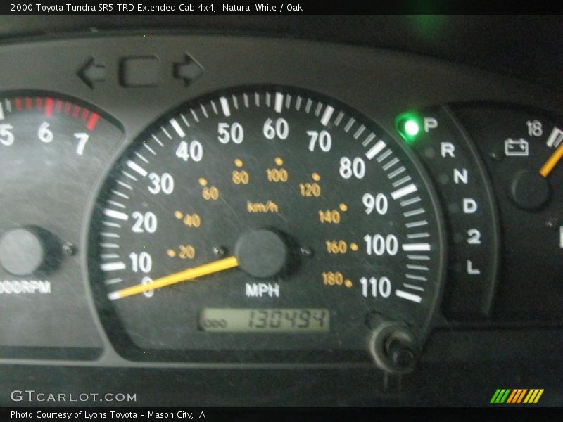 Natural White / Oak 2000 Toyota Tundra SR5 TRD Extended Cab 4x4