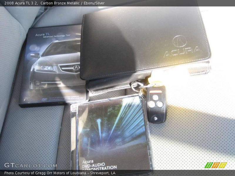 Carbon Bronze Metallic / Ebony/Silver 2008 Acura TL 3.2