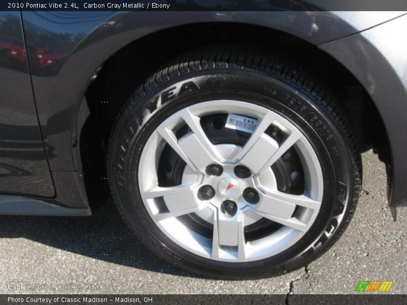 Carbon Gray Metallic / Ebony 2010 Pontiac Vibe 2.4L