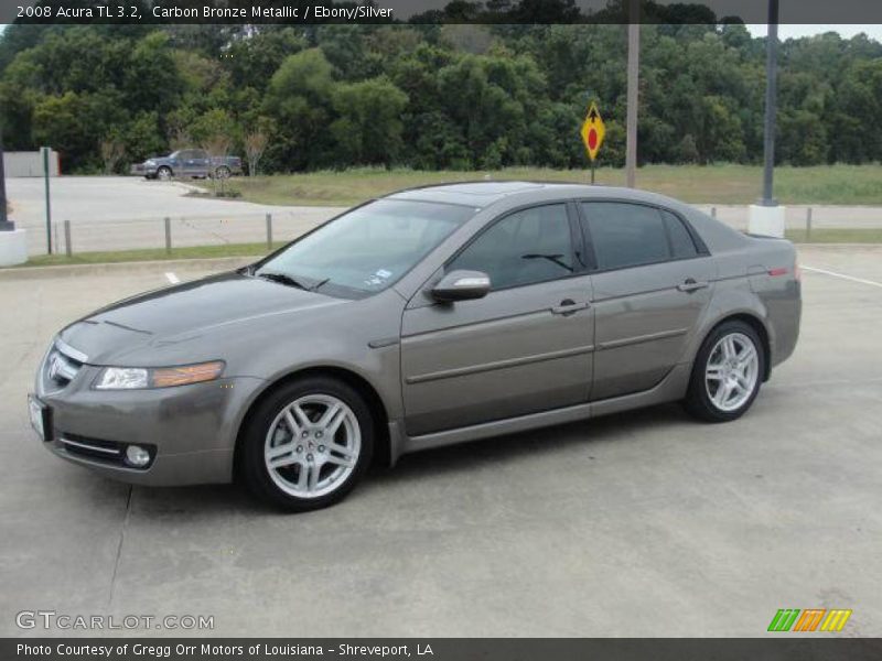 Carbon Bronze Metallic / Ebony/Silver 2008 Acura TL 3.2