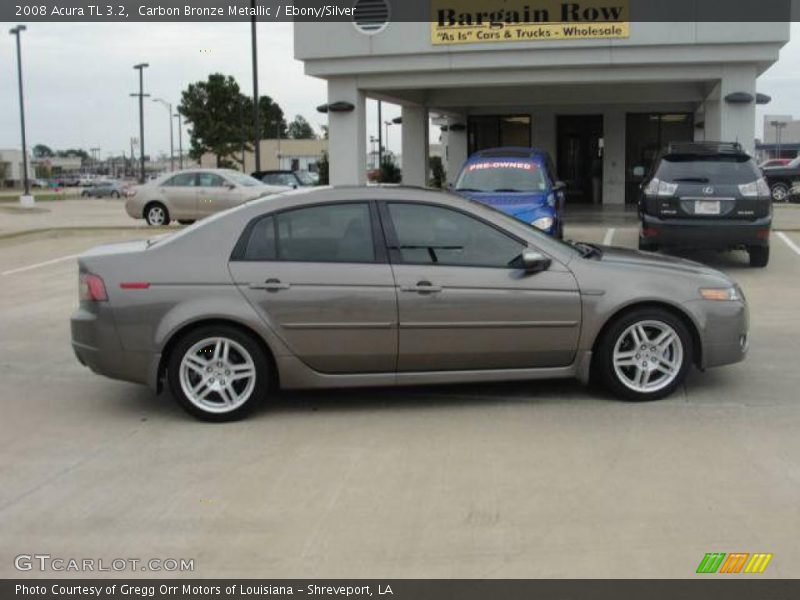 Carbon Bronze Metallic / Ebony/Silver 2008 Acura TL 3.2
