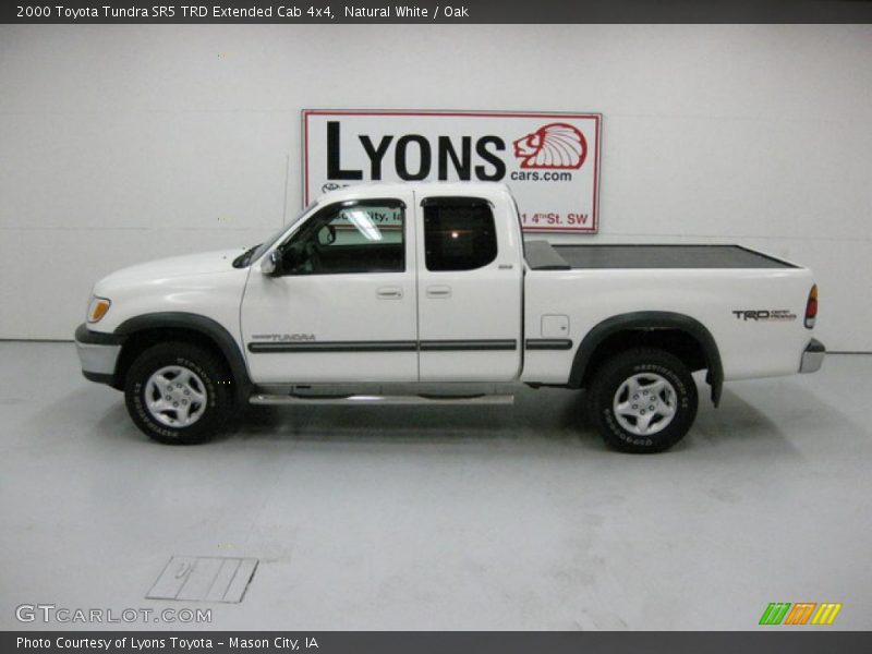 Natural White / Oak 2000 Toyota Tundra SR5 TRD Extended Cab 4x4