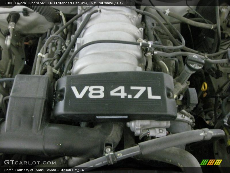 Natural White / Oak 2000 Toyota Tundra SR5 TRD Extended Cab 4x4