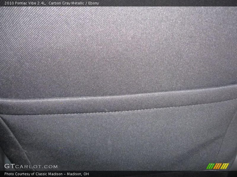 Carbon Gray Metallic / Ebony 2010 Pontiac Vibe 2.4L