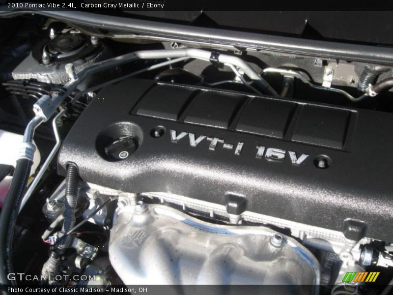 Carbon Gray Metallic / Ebony 2010 Pontiac Vibe 2.4L