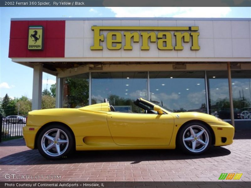 Fly Yellow / Black 2002 Ferrari 360 Spider