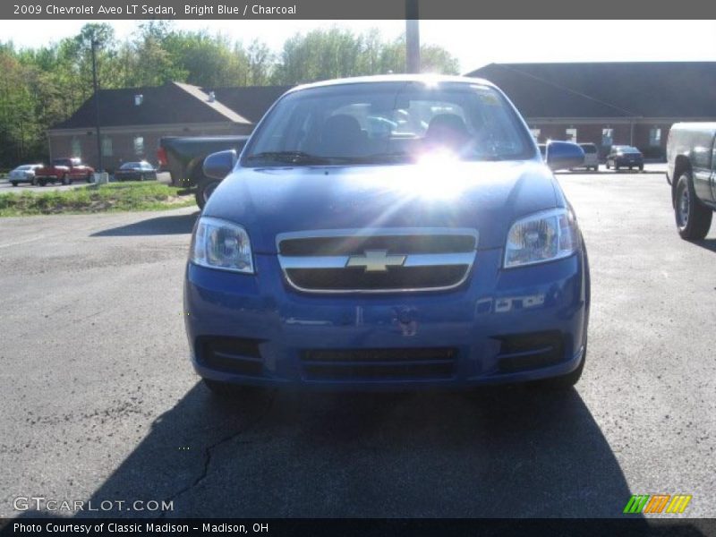 Bright Blue / Charcoal 2009 Chevrolet Aveo LT Sedan