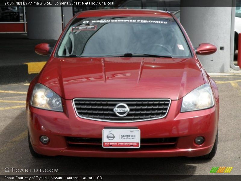 Sonoma Sunset Metallic / Charcoal 2006 Nissan Altima 3.5 SE