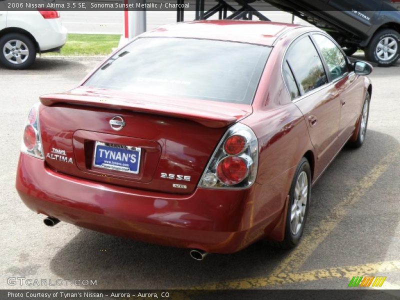 Sonoma Sunset Metallic / Charcoal 2006 Nissan Altima 3.5 SE