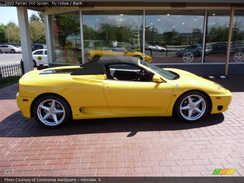 Fly Yellow / Black 2002 Ferrari 360 Spider