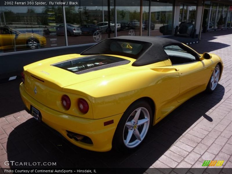 Fly Yellow / Black 2002 Ferrari 360 Spider