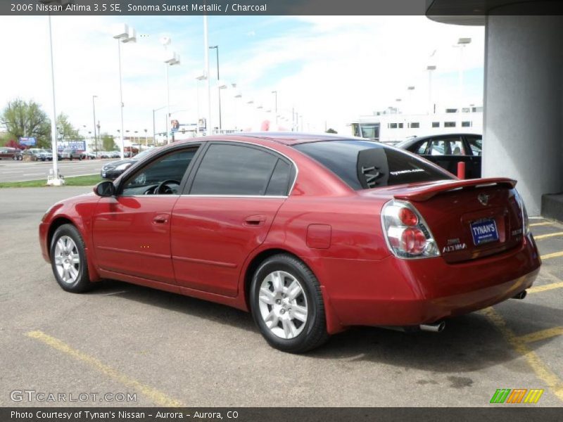 Sonoma Sunset Metallic / Charcoal 2006 Nissan Altima 3.5 SE