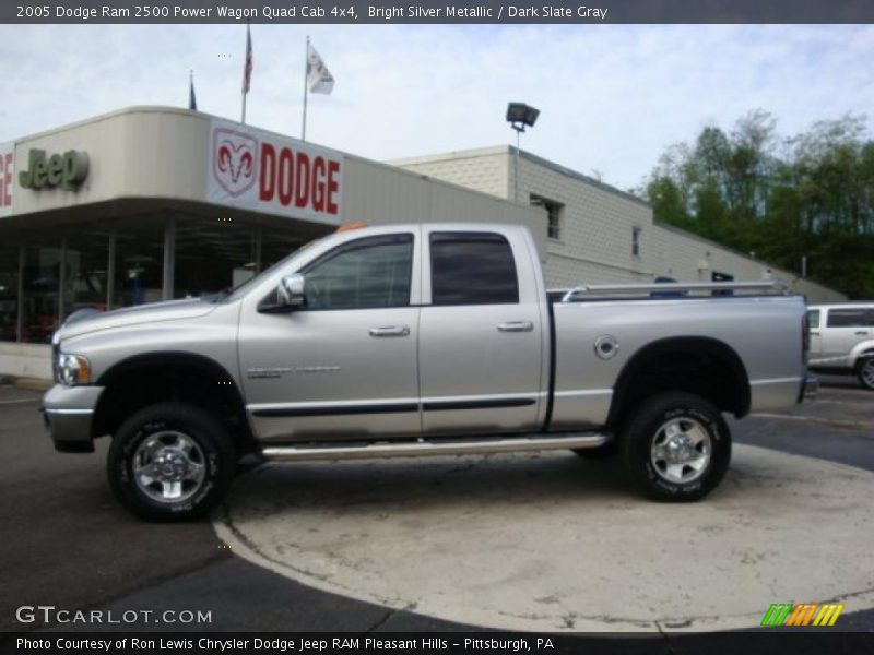 Bright Silver Metallic / Dark Slate Gray 2005 Dodge Ram 2500 Power Wagon Quad Cab 4x4