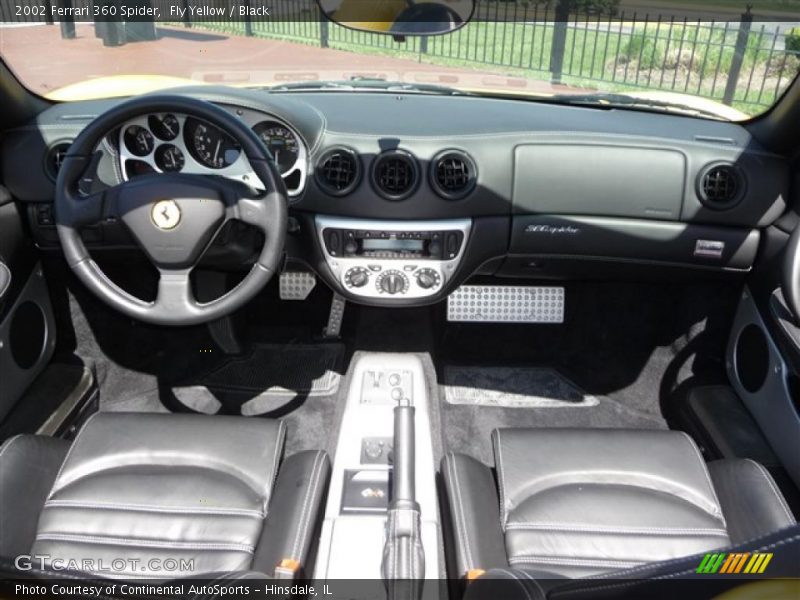 Fly Yellow / Black 2002 Ferrari 360 Spider