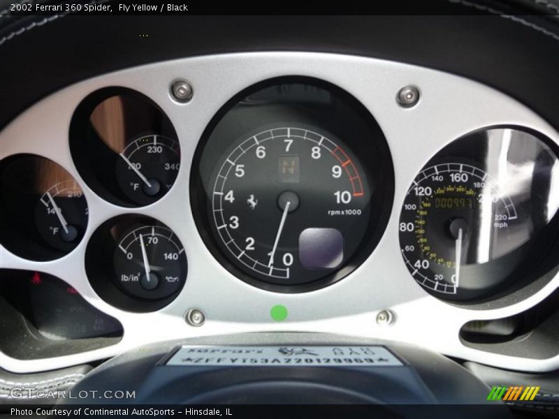 Fly Yellow / Black 2002 Ferrari 360 Spider
