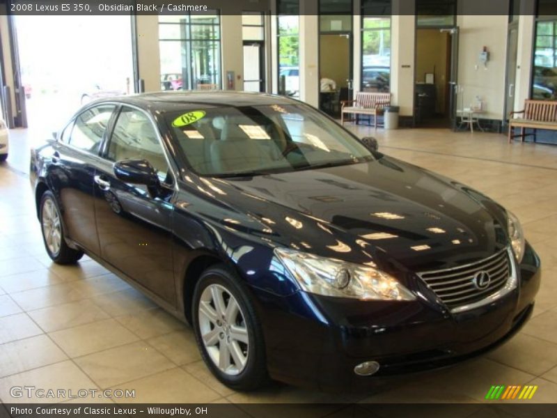 Obsidian Black / Cashmere 2008 Lexus ES 350