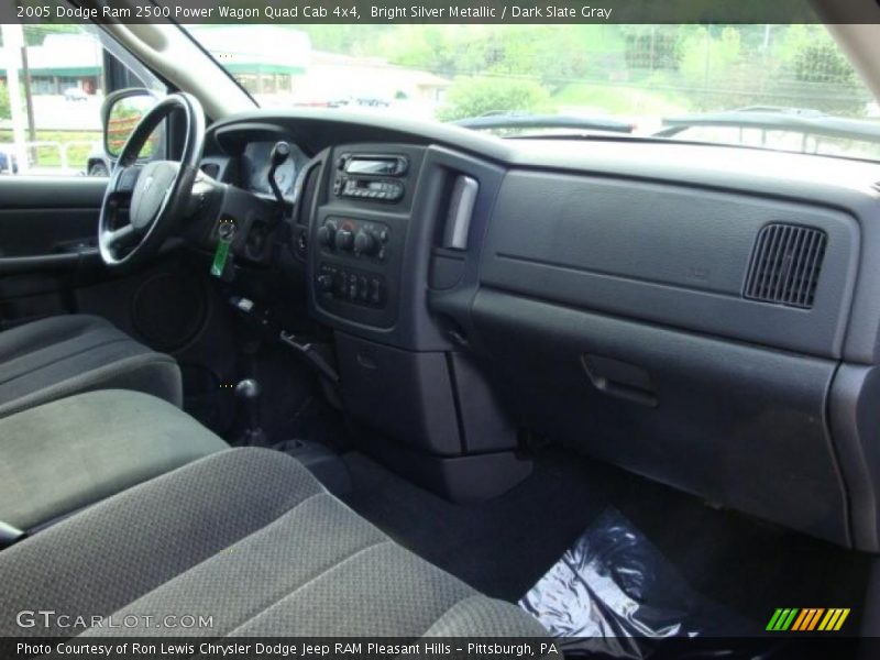 Bright Silver Metallic / Dark Slate Gray 2005 Dodge Ram 2500 Power Wagon Quad Cab 4x4