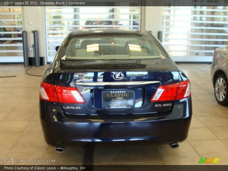 Obsidian Black / Cashmere 2008 Lexus ES 350