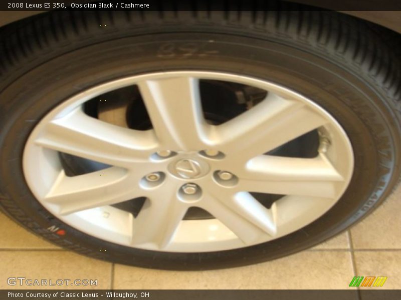 Obsidian Black / Cashmere 2008 Lexus ES 350