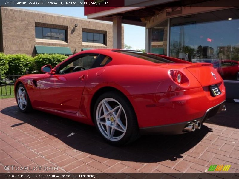 Rosso Corsa (Red) / Tan 2007 Ferrari 599 GTB Fiorano F1