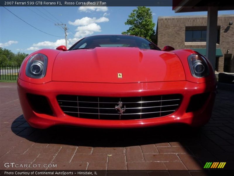 Rosso Corsa (Red) / Tan 2007 Ferrari 599 GTB Fiorano F1