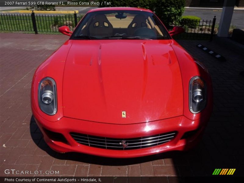 Rosso Corsa (Red) / Tan 2007 Ferrari 599 GTB Fiorano F1